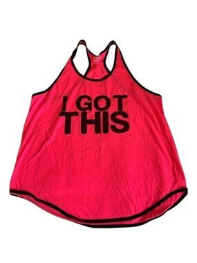 Hard Candy Sport Pink Racerback Tank Top I Got This Graphic XXL/2XG Polyester Wo